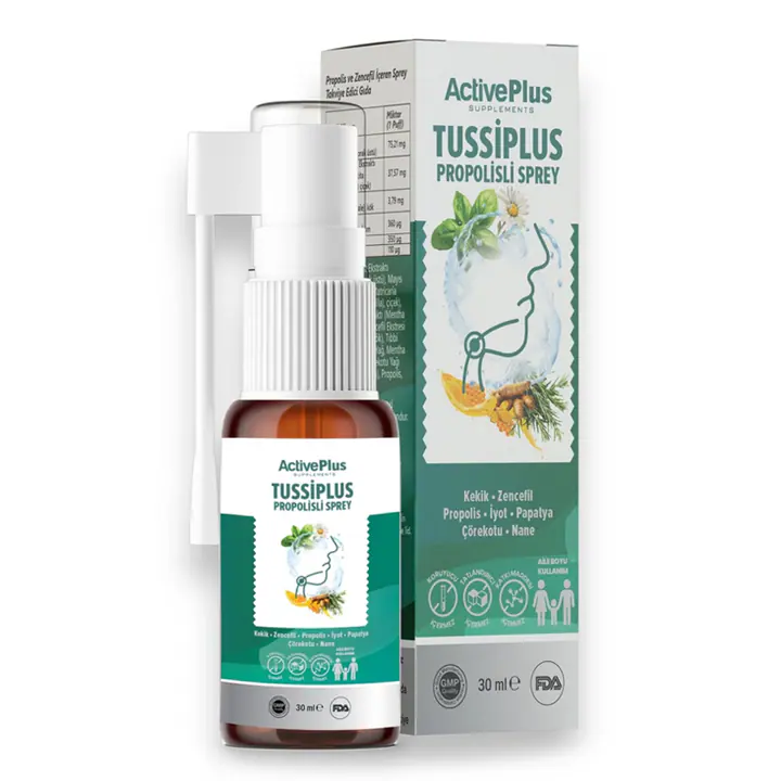 ActivePlus TussiPlus Propolisli Boğaz Spreyi 30 ml